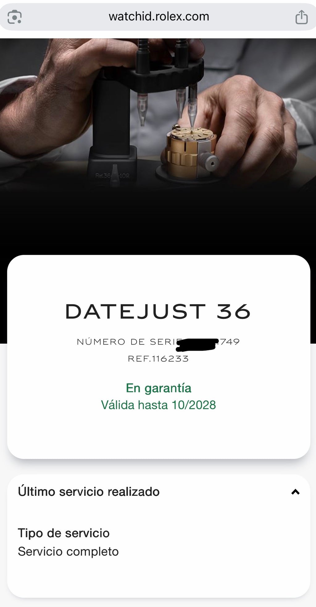 Rolex Datejust Acero y oro