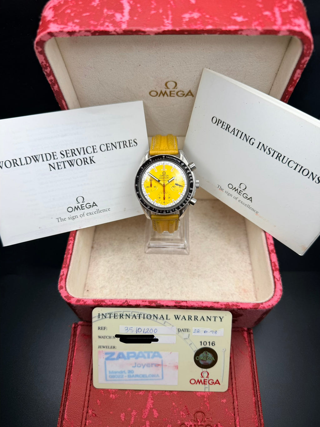 Omega Speedmaster Reduced Michael Schumacher