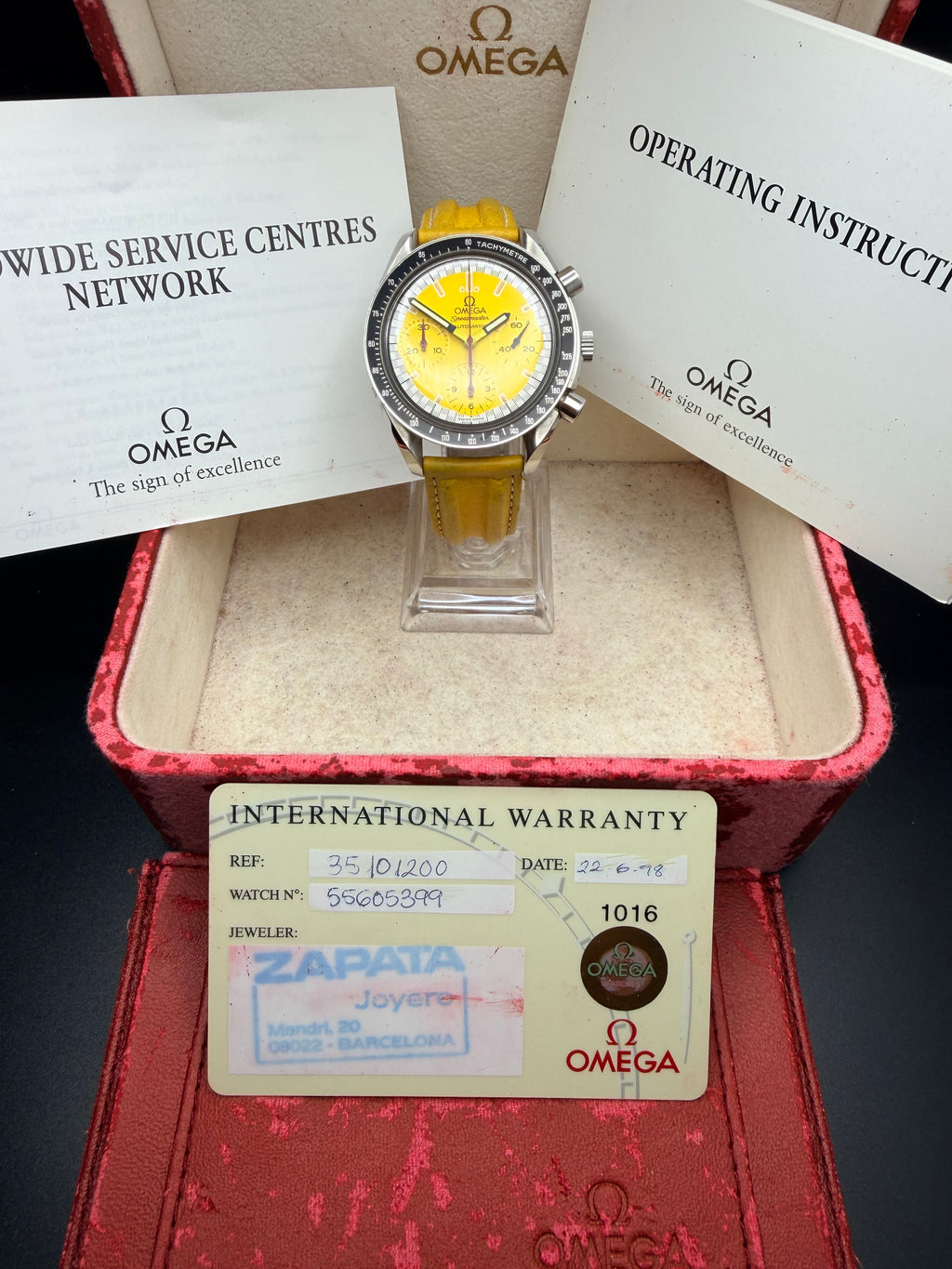 Omega Speedmaster Reduced Michael Schumacher